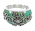 Turquoise Genuine Sterling Silver Jewelry Ring
