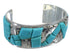Southwest Sterling Silver And Turquoise High Quality Bracelet VX60809