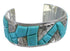 Southwest Genuine Sterling Silver And Turquoise High Quality Bracelet VX60813