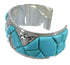 Southwest Genuine Sterling Silver And Turquoise High Quality Bracelet VX60813