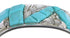 Southwest Genuine Sterling Silver And Turquoise High Quality Bracelet VX60813