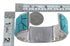 Southwest Genuine Sterling Silver And Turquoise High Quality Bracelet VX60813