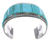 Sterling Silver Turquoise Southwest Heavy Bracelet VX60819