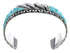 Southwest Sterling Silver And Turquoise Cuff Bracelet Jewelry VX60970