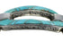 Heavy Southwest Sterling Silver And Turquoise Cuff Bracelet Jewelry VX60979