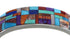 Authentic Sterling Silver Multicolor Cuff Bracelet VX60619