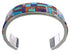 Authentic Sterling Silver Multicolor Cuff Bracelet VX60619