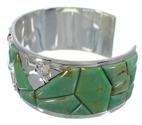 Sterling Silver Turquoise Sturdy Bracelet VX60702