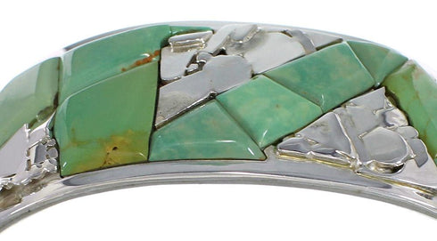 Sterling Silver Turquoise Sturdy Bracelet VX60702