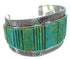 Sterling Silver Turquoise Heavy Bracelet VX60711