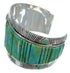 Sterling Silver Turquoise Heavy Bracelet VX60711