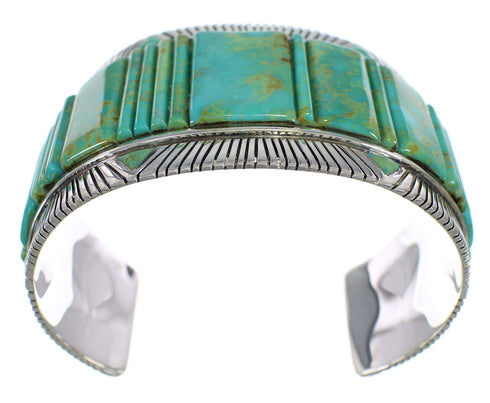 Sterling Silver Turquoise Heavy Bracelet VX60711