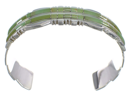 Southwest Sterling Silver Turquoise Heavy Bracelet VX60726