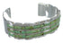 Southwest Authentic Sterling Silver Turquoise Heavy Bracelet VX60730