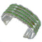 Southwest Genuine Sterling Silver Turquoise Well Built-Bracelet VX60743