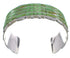 Southwest Genuine Sterling Silver Turquoise Well Built-Bracelet VX60743