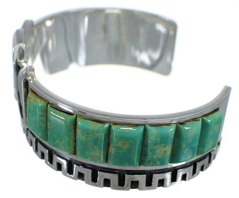 Sterling Silver And Turquoise Cuff Bracelet VX60757