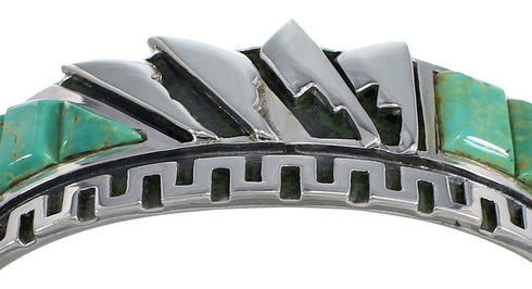 Sterling Silver And Turquoise Cuff Bracelet VX60757