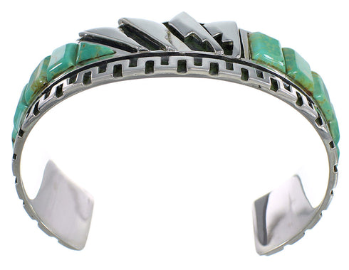 Sterling Silver And Turquoise Cuff Bracelet VX60757