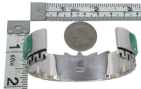 Sterling Silver And Turquoise Cuff Bracelet VX60757