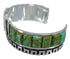 Authentic Sterling Silver And Turquoise Cuff Bracelet VX60761