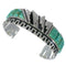Southwest Sterling Silver And Turquoise Cuff Bracelet VX60762
