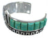 Southwest Sterling Silver And Turquoise Cuff Bracelet VX60762