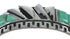 Southwest Sterling Silver And Turquoise Cuff Bracelet VX60762