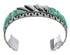 Southwest Sterling Silver And Turquoise Cuff Bracelet VX60762