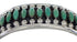 Substantial Sterling Silver Turquoise Cuff Bracelet VX60178