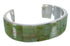 Substantial Sterling Silver Turquoise Bracelet Jewelry VX60459
