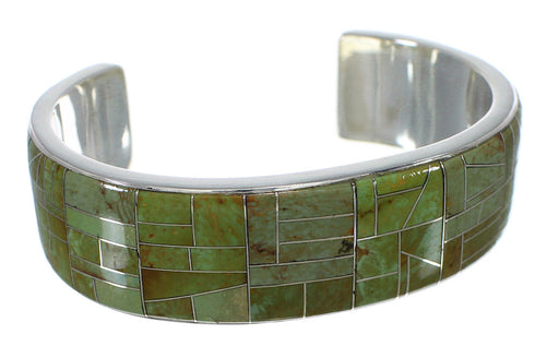 Sturdy Sterling Silver Turquoise Bracelet Jewelry VX60474
