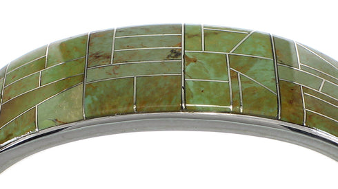 Sturdy Sterling Silver Turquoise Bracelet Jewelry VX60474
