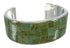 Well Built Sterling Silver Turquoise Inlay Bracelet Jewelry VX60495