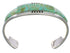Southwestern Sterling Silver Turquoise Inlay Cuff Bracelet VX60551