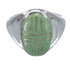 Sterling Silver Southwestern Turquoise Inlay Ring Size 11-3/4 RX59884