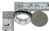 Sterling Silver And Jet Water Waves Ring Size 4-3/4 VX59886