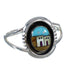 Native American Village Design Sterling Silver Multicolor Southwest Ring Size 4-1/2 YX77858