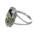 Multicolor Sterling Silver Southwest Native American Pueblo Design Ring Size 7-1/2 YX78079