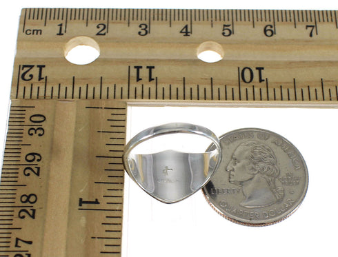 Sterling Silver Southwestern Multicolor Native American Village Design Ring Size 4-1/2 YX78154