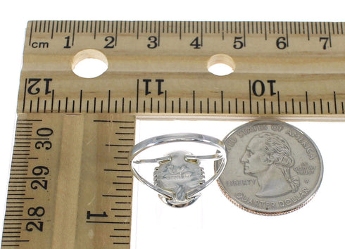 Silver Multicolor Southwest Jewelry Ring Size 5-1/4 MX60278