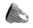 Southwest Jet And Authentic Sterling Silver Ring Size 9-1/4 WX60207