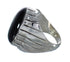 Authentic Sterling Silver Southwestern Jet Ring Size 9-1/4 WX60267