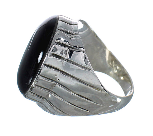 Authentic Sterling Silver Southwest Jet Ring Size 9-3/4 WX60270