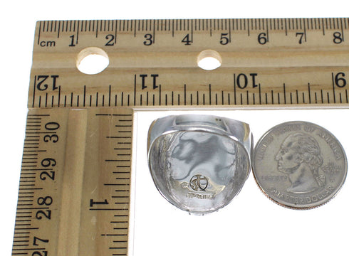 Jet Southwest Sterling Silver Ring Size 12-1/2 WX60294