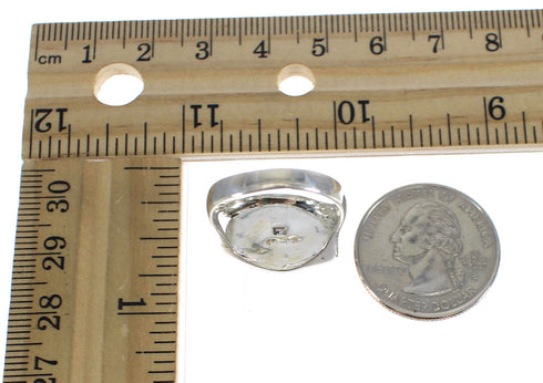Jet Southwest Genuine Sterling Silver Jewelry Ring Size 6-1/4 WX60646