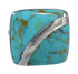 Genuine Sterling Silver Turquoise Southwest Ring Size 6 AX79592