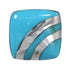 Southwestern Turquoise Genuine Sterling Silver Ring Size 6-1/4 QX79343