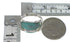 Authentic Sterling Silver Southwest Turquoise Jewelry Ring Size 5 QX79393