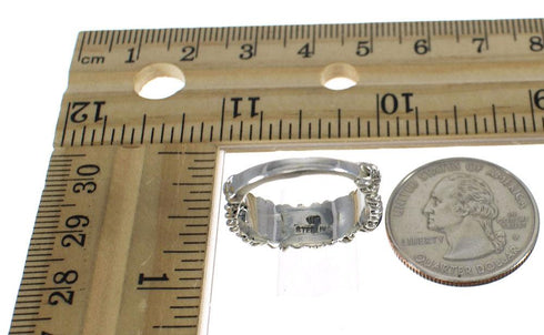 Genuine Sterling Silver Multicolor Ring Size 5 MX60903